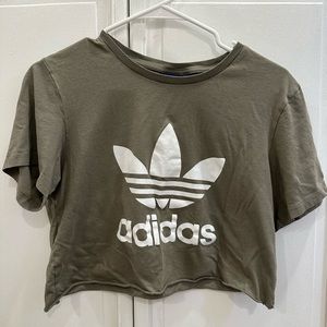 Adidas originals cropped tee!